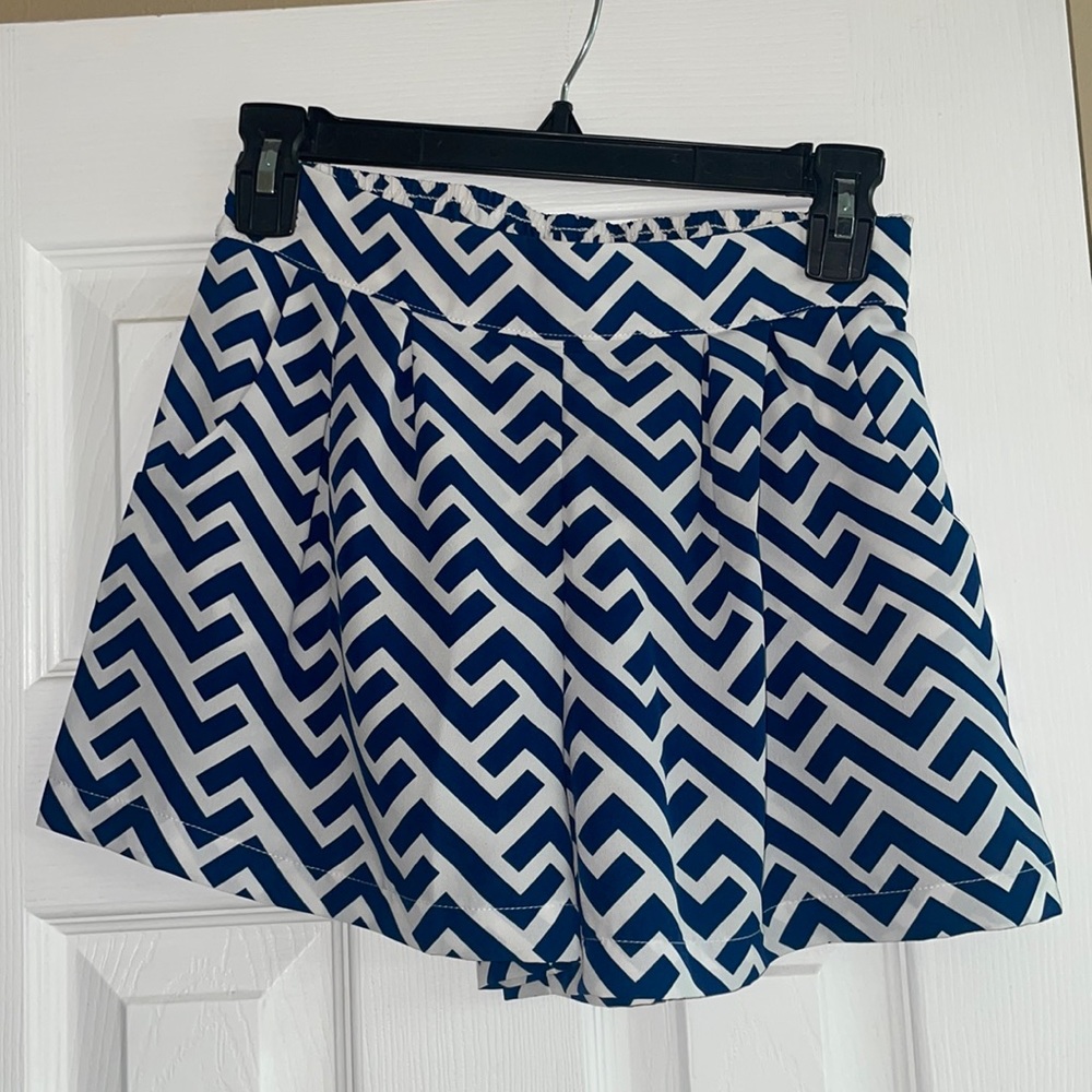 Blue Chevron shorts